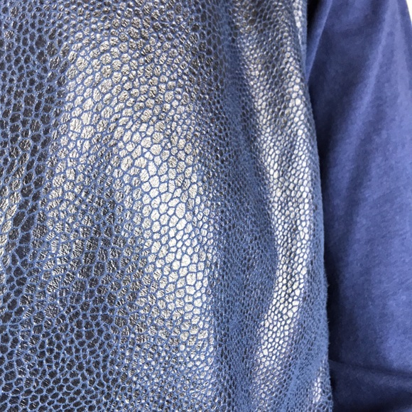 G by Giuliana | Faux Snakeskin Open Drape Front Jacket | L - Picture 3 of 7